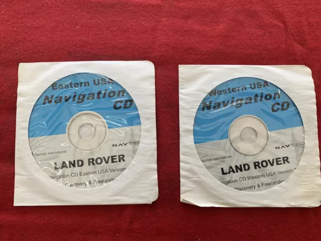 Discovery Freelander Navigation CD LRL0645NAS Map Eastern & Western US  Navtech