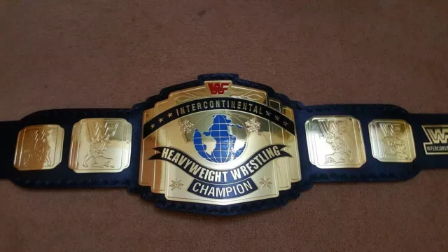 WWF Intercontinental Heavy Weight Wrestling Championship Replica Belt 2MM Brass