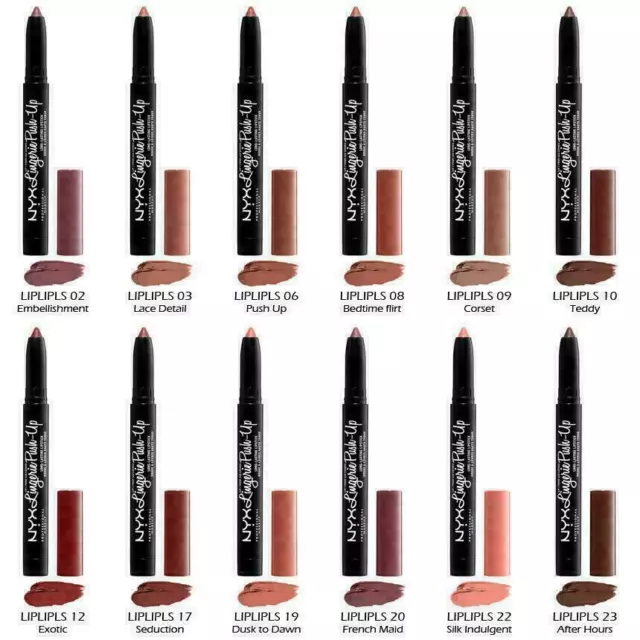 NYX Lingerie Push-Up Long-Lasting Lipstick ~ Choose Your Shade