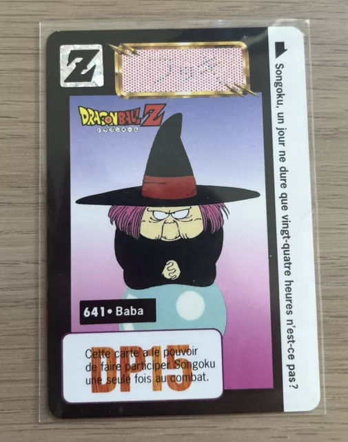 🇫🇷 Dragon Ball Carte 641 Baba  Part 16 Carddass Bandaï 1995 FR