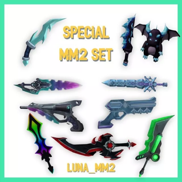 MM2 Set Bundle 🌟CANDY SET-BATWING SET All In The Picture Cheap