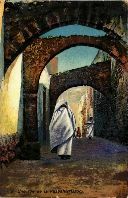 CPA AK Une rue de la Kasbah MAROC (824971)