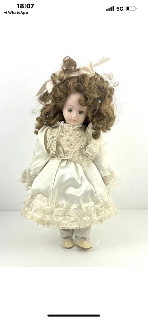 Charmante poupée vintage en porcelaine - 42 cm, 20ème