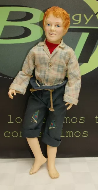 Effanbee Huck Finn 1983 Mark Twain Doll 13"