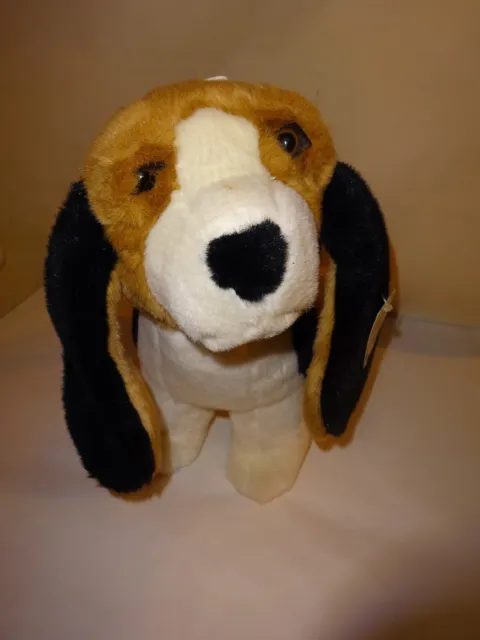 Basset Hound Puppy Dog Soft Toy - Brand New (With Tags)  - Cute - Plush Canine