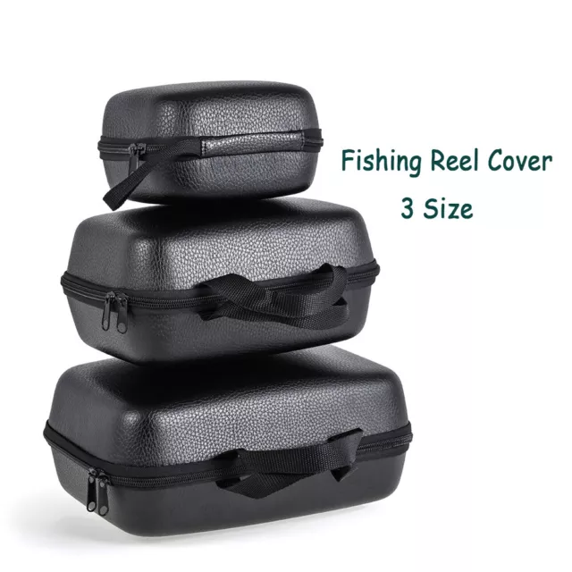 Spinning Fishing Bag PU Case Cover Fishing Reel Bag Shockproof Waterproof Case