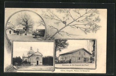 ....CPA/DEP 40/ LA LANDES PITTORESQUE LES GERMMIERS 