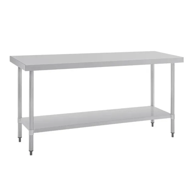 Kitchen Work Bench Stainless Steel with Undershelf Commercial 600x1800x900mm