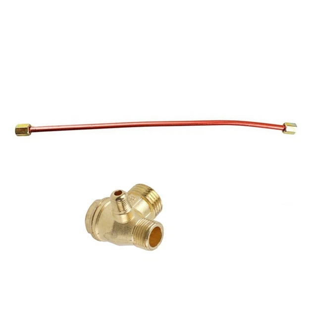 Électrovanne Silencieuse Sans Huile Avec Clapet Anti-retour Pour Compresseur D'air - Raccord 3/8 M14x1,5mm