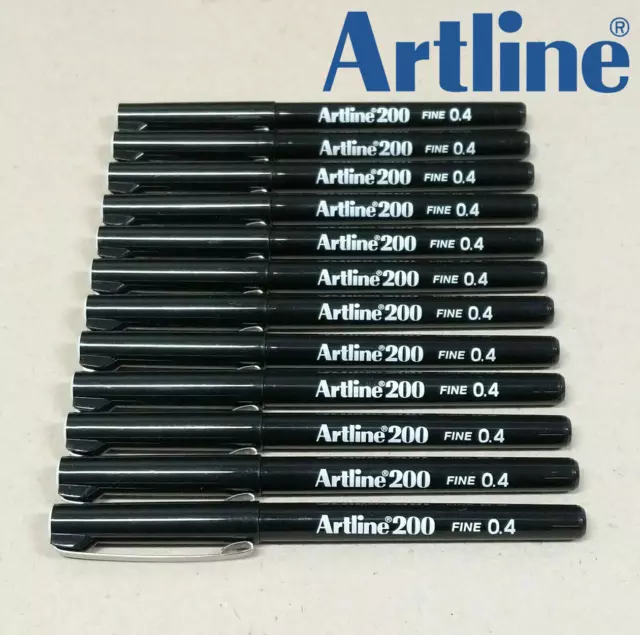 MICRO FINELINER DRAWING Art Pens: Black Fine Line Ink Set Artist Supplies  Hot $26.36 - PicClick AU