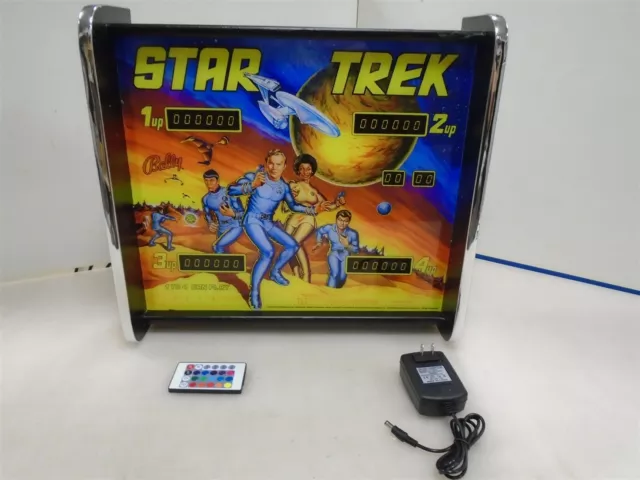 Bally Star Trek Pinball Head LED Display light box