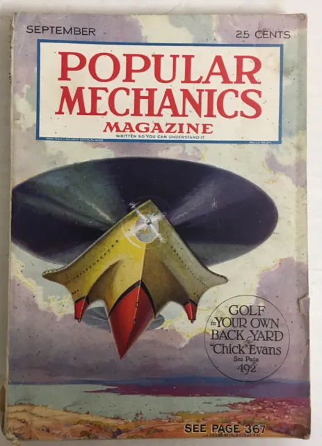 Vintage POPULAR MECHANICS Magazine September 1929