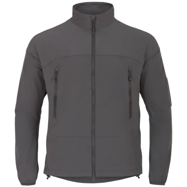 Highlander Tactical Hirta Jacket Lightweight Mens Zipped Warm Outdoor Dark Grey