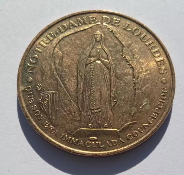 NOTRE DAME DE Lourdes Sanctuary French Touristic Toekn / Medal $6.00 ...