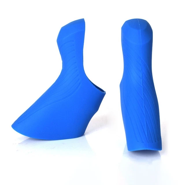 2 Housses De Levier De Frein En Silicone Houson – Protection Antidérapante Pour VTT, Vélo De Route, Scooter, Gris, Facile à Installer