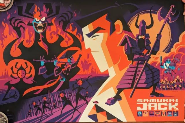 SDCC 2017 Mondo Samurai Jack Variant Poster