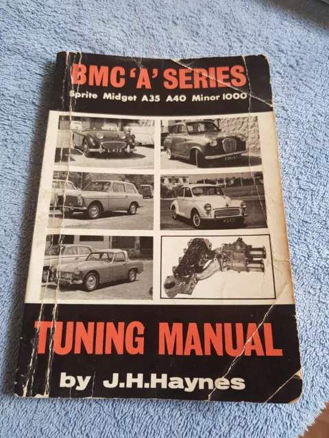 BMC A Series Tuning Manual Haynes VGC Mini MG Midget Austin A35 A40 Morris Minor