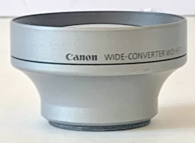 Canon Wide Angle Converter WD-H37C 0.7x Gray Adapter Lens Japan