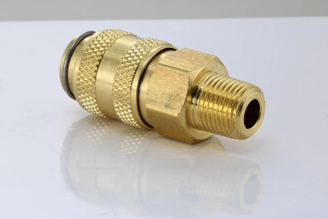 Brass Female Coupler for 1/2" Pneumatic Knife Holder quick-release, EURO STYLE
