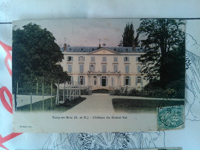 Cpa Sucy En Brie Château Du Grand Val