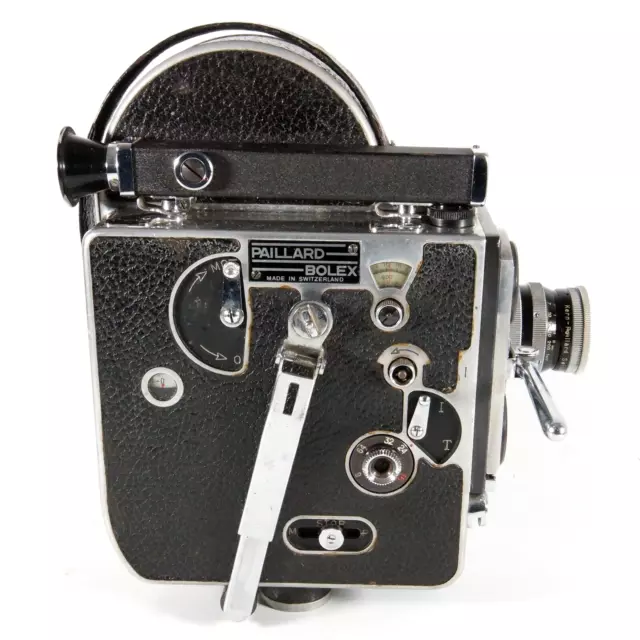 ✅ Paillard Bolex H16 Supreme 16 mm fotocamera pellicola non reflex + obiettivo 25 mm f1.4 1956