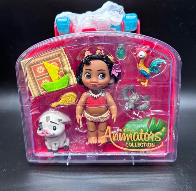 DISNEY STORE DISNEY Animators' Collection Moana Mini Doll Play Set ...