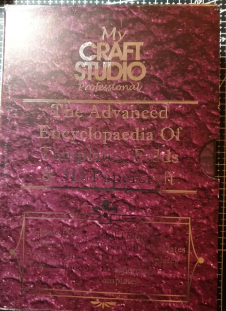 My Craft Studio Advanced Encyclopaedia Templates,Folds & 3D Papercraft  8 discs