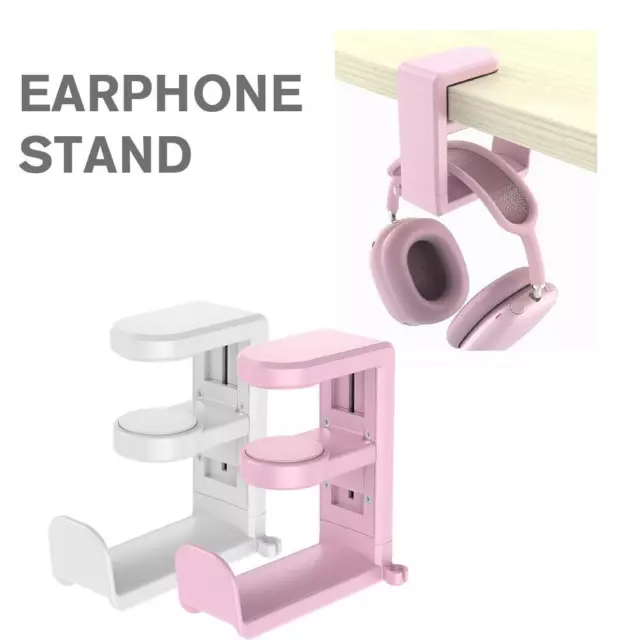 360° PC Gaming Headphone Headset Earphone Stand Hook Holder Hanger Desk/