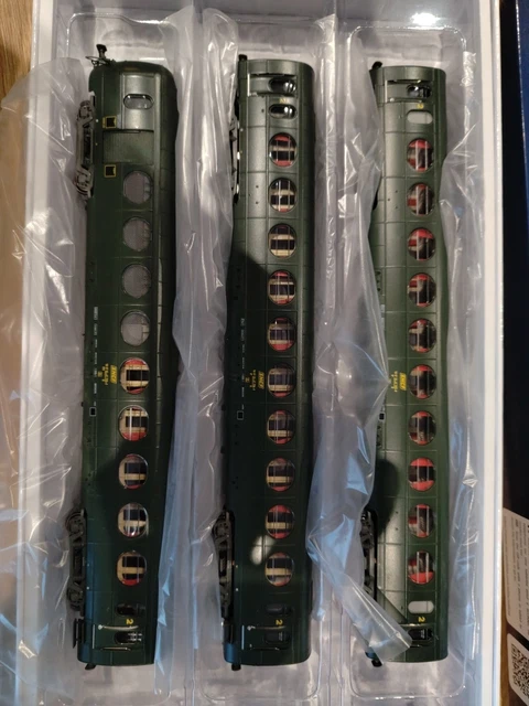 3 Voitures Allégées Saucisson, Toit Vert, B10, B10 Et B5D Sncf Ep Iv Ree Vb 500 Ho 187 0637902073520