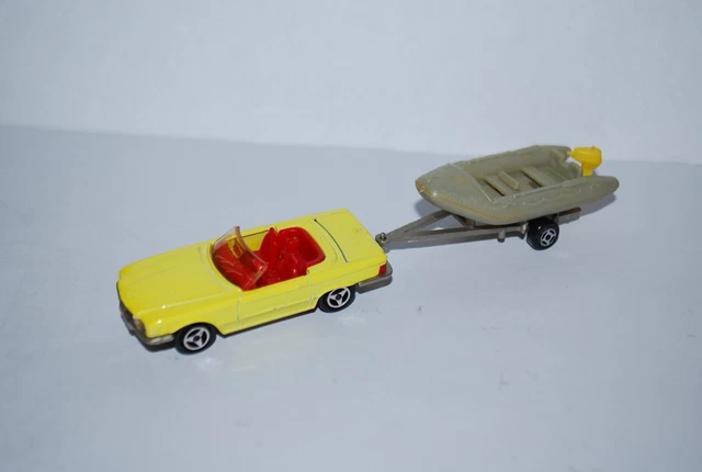 Mercedes 300 SL Cabriolet Grise - Jouef Réf 351 - Miniature Occasion