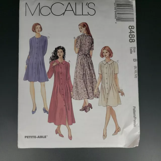 8488 McCalls Pattern Misses Dress SEWING Vintage - UNCUT