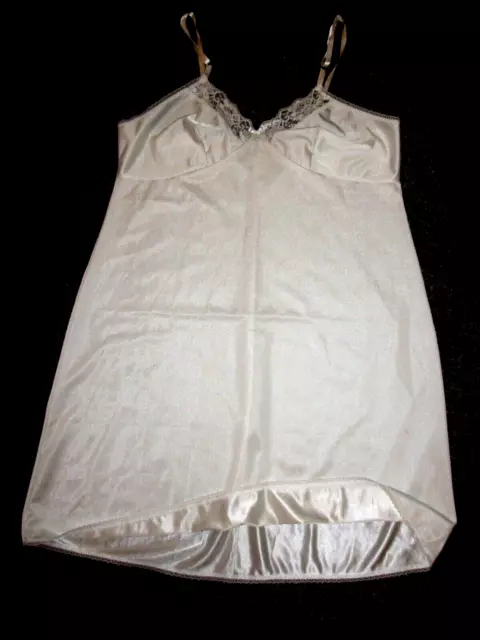 Kayser Vintage Bianco Nylon Raso Taglia 12