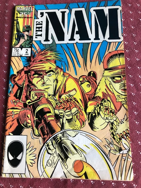 The NAM #2  Vintage Marvel Comics 1986 In Plastic Sleeves