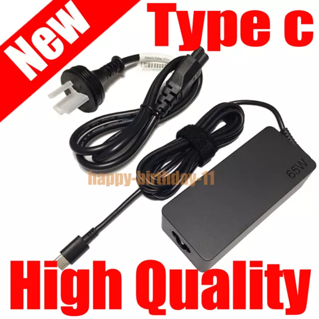 20V 65W ADLX65YLC3A AC Adapter Laptop Charger for Lenovo ThinkPad X280 X390 X395