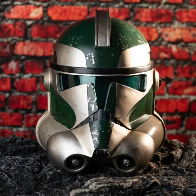 Xcoser Star Wars Commander Gree Helmet Cosplay Prop Replica Resin Collection 1:1