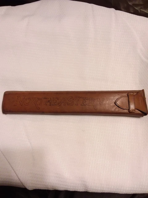 Antique Keuffel & Esser 4053- 3 Slide rule leather case 1900 patent northeastern