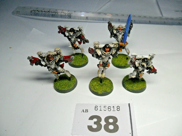 Warhammer 40k Adepta Sororitas Seraphim Squad metallbemalt W38