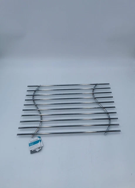 Trivet de alta resistencia KitchenCraft KCTRIVET49 con acabado cromado, grande