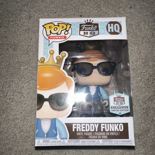 Funko Pop! Freddy Funko (In Glasses) HQ Funko Headquarters Exclusive Vinyl Fig.