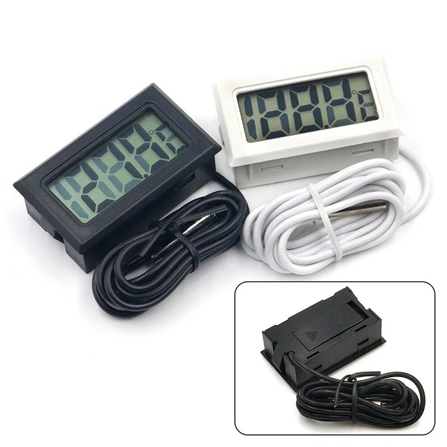 Portable Temperature Gauge Monitor the Refrigerator Car or Bath with Ease