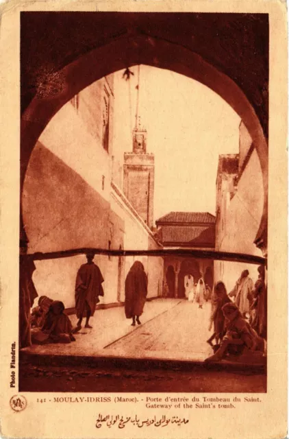 CPA AK MOULAY IDRIS - Porte d'entrée du Tombeau du St-MAROC (797072)