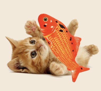 3Pcs USB elettrico in movimento Peluche sventolando GATTO simulazione Capriole interattivo Danci 