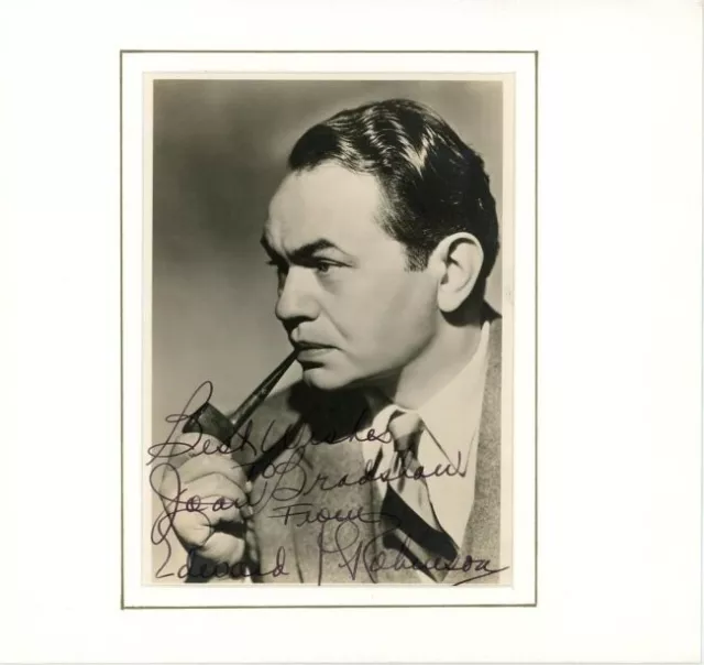 Edward G. Robinson - Signed Vintage Photograph