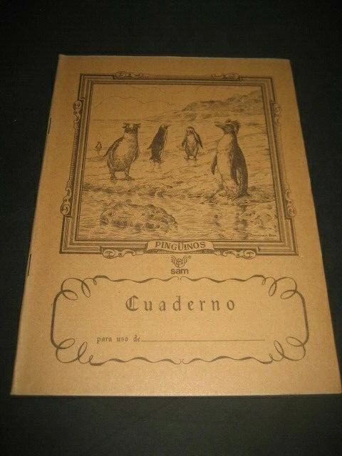Pinguinos. Ancien Cahier Scolaire Sam Années 60. Sans Neuf