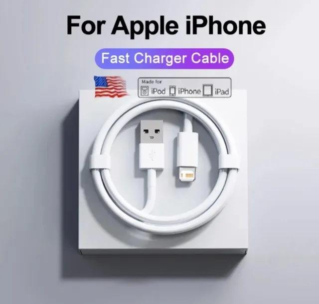 • Câble Chargement Micro USB Prise iPad iPhone 7/8 SE 11/12/13… 1 Mètre •