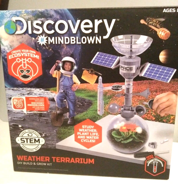 DISCOVERY KIDS MINDBLOWN Weather Terrarium DIY Build and Grow Kit £15.
