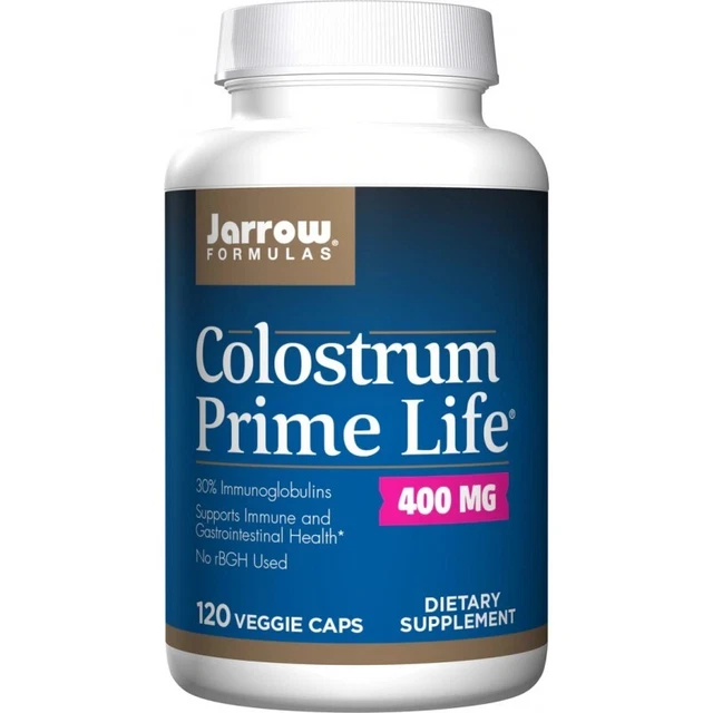 Jarrow Colostrom Prime Life 400 mg 120 cápsulas