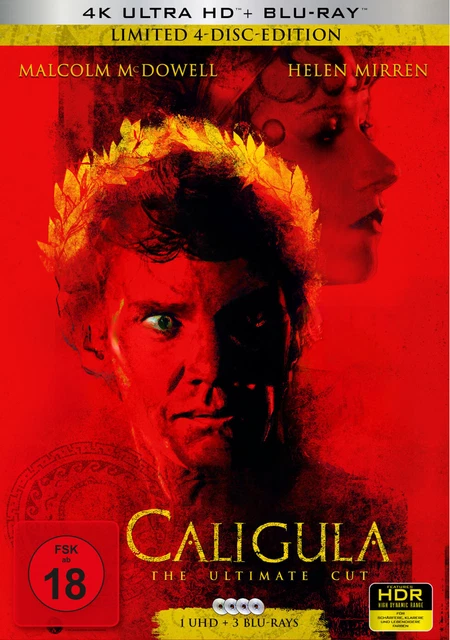 CALIGULA: THE ULTIMATE Cut 4K UHD + Blu-Ray Mediabook Tiberius Film ...