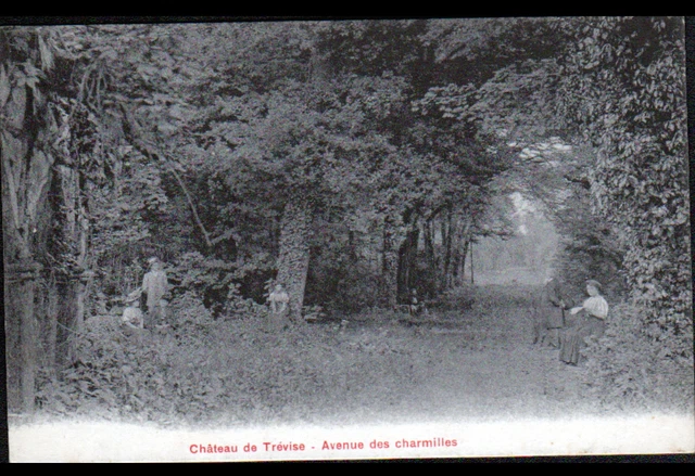 LE PLESSIS-TREVISISE / CHATEAU (94) FEMME à la Lecture, Avenue des CHARMILLES
