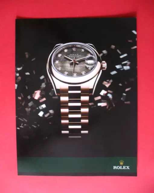 Publicite De Presse Rolex Montre Oyster Perpetual Datejust Ad 2012